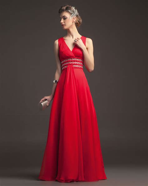 🥇 30 Vestidos De Fiesta Largos En Color Rojo Vestidos Glam
