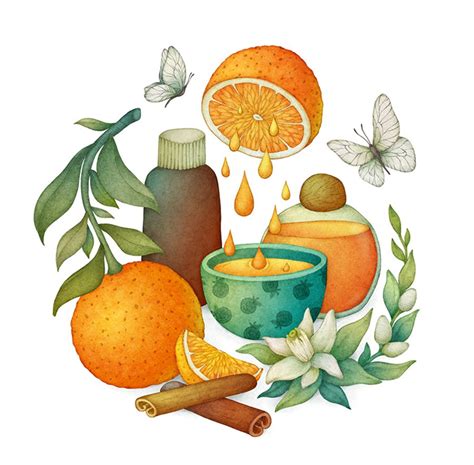 Check Out This Behance Project Essential Oils Https Behance