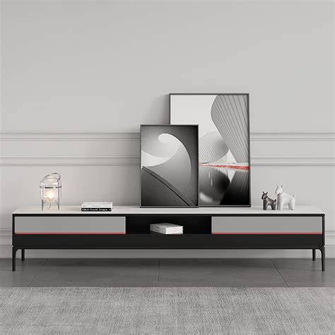 78 Minimalist Tv Stand White Stone Top 3 Drawer Media Console