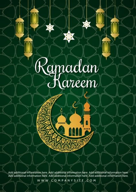 Ramadan Kareem Template Postermywall