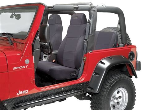 Coverking Custom Front Seat Covers With Jeep Logo For 03 06 Jeep