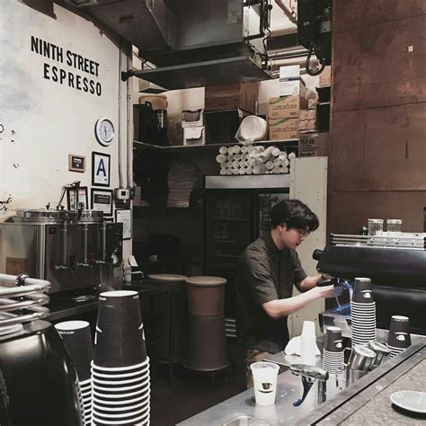 HONEYSWEETKISS Coffee Barista Coffee Maker Korean Coffee Shop Aesthetic Babe Aesthetic Coffee