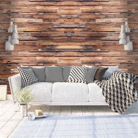 🥇 Vinyl Wall Murals With Wood Effect 🥇