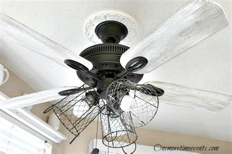 How I Gave My Ceiling Fan A Farmhouse Style Ceiling Fan Makeover