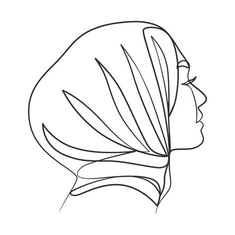 Doodle Drawings Line Art Drawings Art Sketches Hijab Logo Muslim The