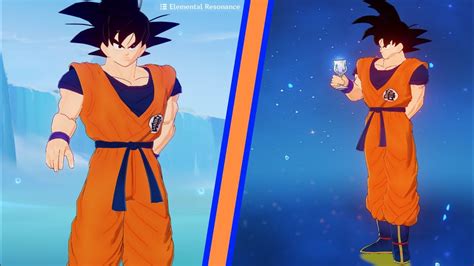 Genshin Impact L Anime Dragon Ball Goku Outfit For Neuvillette Youtube