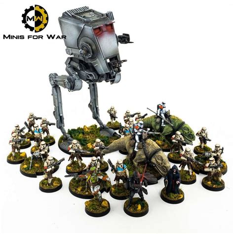 Star Wars Legion Galactic Empire Army Minis For War Painting Studio