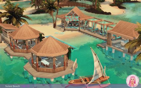 Sims 4 Creations By Mikkimur — Sulani Beach No Cc Size 40x30 Price