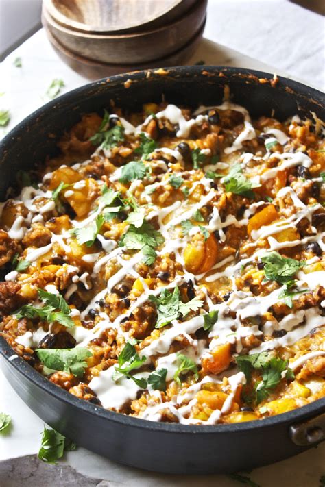 1 can (8 ounces) no salt added tomato sauce. Healthy, Cheesy Taco Skillet