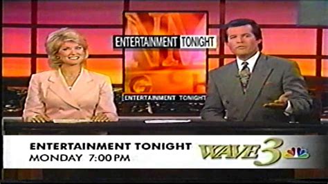 Entertainment Tonight Moving to WAVE 3 Mid 90s Promo - YouTube