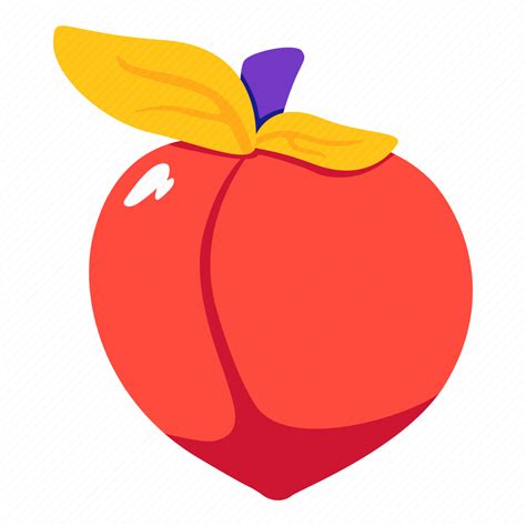 Peaches Fruit Fruits Healthy Food Icon Download On Iconfinder