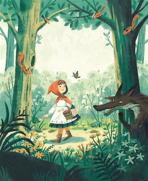 Check Out This Behance Project Little Red Riding Hood
