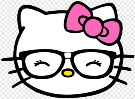Photo Frames Eye Glasses Hello Kitty Photo Nerd Glasses Black