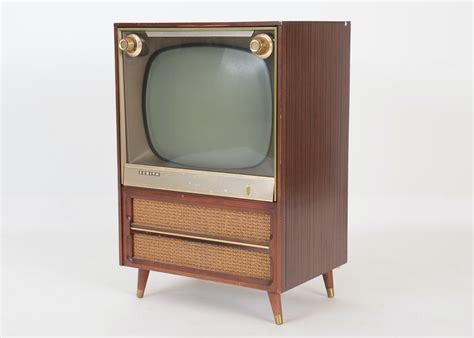 1950s Zenith Black And White Console Television Ebth