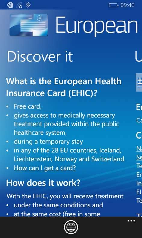 In today's post, i am going to talk about the european health insurance card (ehic), one of our essentials when thinking about travelling around the european union and other related countries like. Get European Health Insurance Card - Microsoft Store en-GB