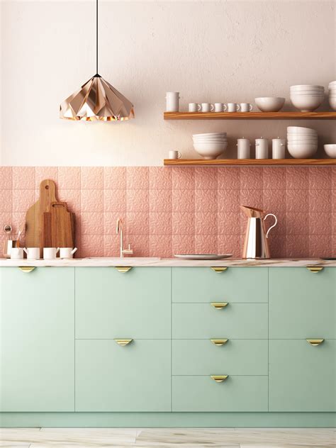 Seven Ways To Decorate Your Kitchen With Pastel Colour Homelane Blog