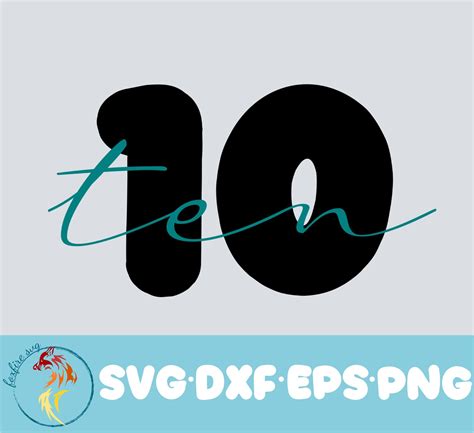 Ten Birthday Svg Tenth Birthday Svg Th Birthday Svg Etsy Hot Sex Picture