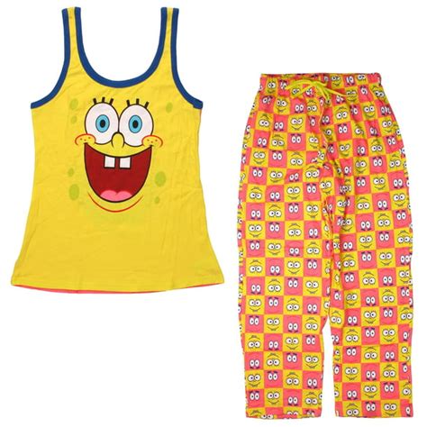 Spongebob Patrick Reverse Tank Junior Pajama Set