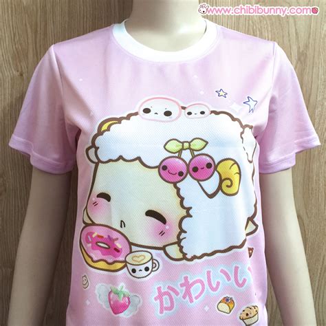 Kawaii Sheep And Donut Cute Mesh T Shirt T7 On Storenvy