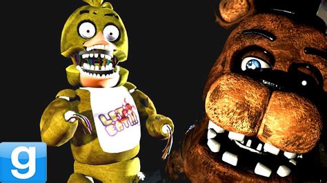 Withered Animatronics Gmod Five Nights At Freddys Playermodel Mod