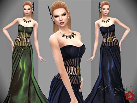 The Sims Resource Corset V Gown By Esyram • Sims 4 Downloads