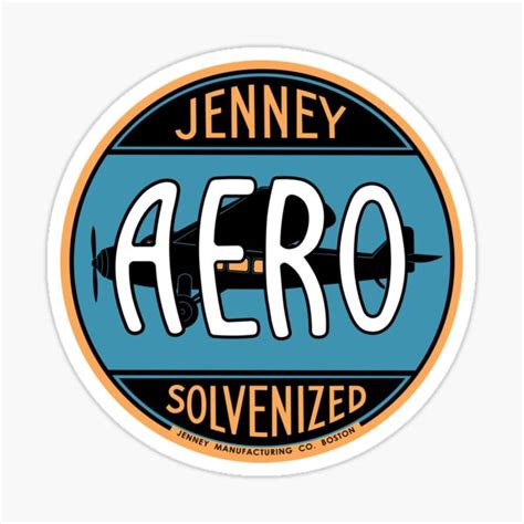 Jenney Solvenized Aero Sticker By Bloxworth Redbubble