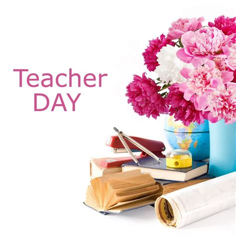 Teachers Day Flower Card