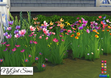 Wildflower Assortment I Love The Wildflowers Nygirl Sims Sims