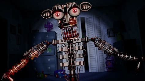 Nightmare Endoskeleton Jumpscare Fnaf4 Youtube
