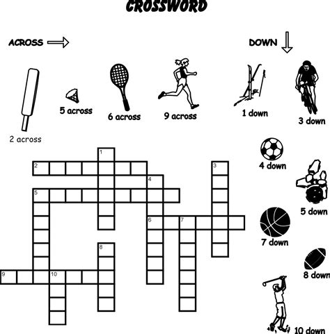Sports Crossword Puzzles Printable