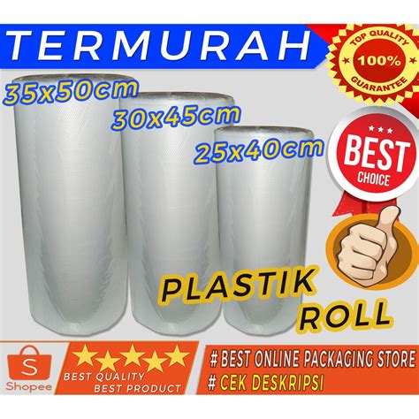 Jual Plastik Roll Buah Plastik Fotocopy 35x50cm Termurah Shopee