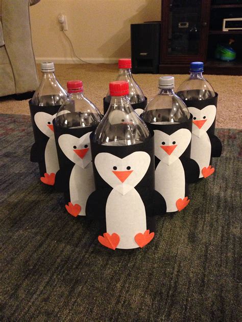 Penguin Bowling Penguin Craft Crafts Kids Birthday