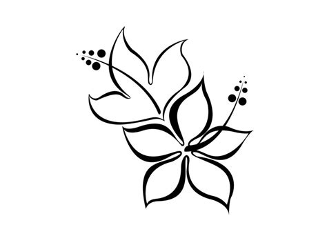 A tattoo stencil is used to accurately transfer a design from paper to your skin. Free Printable Flower Stencils - ClipArt Best