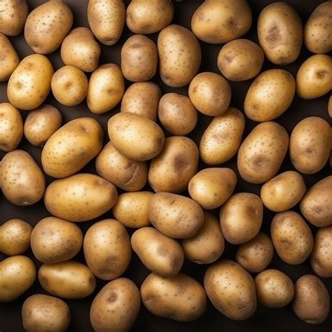 Premium Ai Image Closeup Photography Of Potatoes