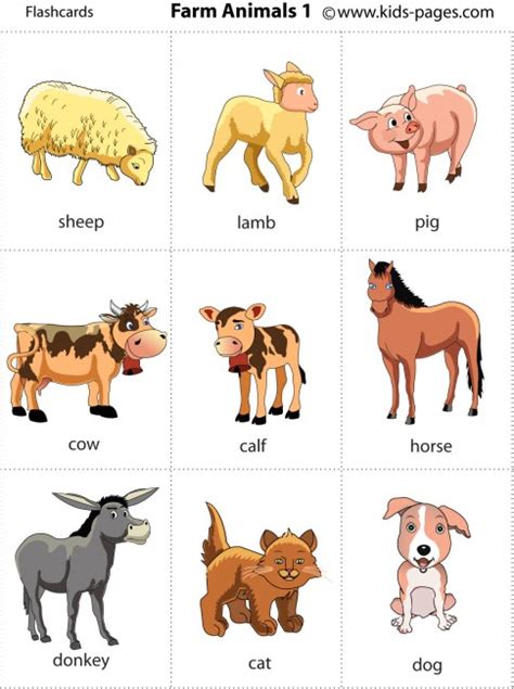 Joyful English For Kids Lets Learn Farm Animals