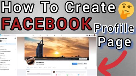 How To Create Facebook Profile Page How To Create Facebook Page Like