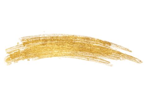Gold Gliter Brush Texture Png