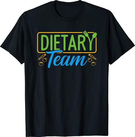 dietary team registered dietitian dietary aide rd dietician t shirt men
