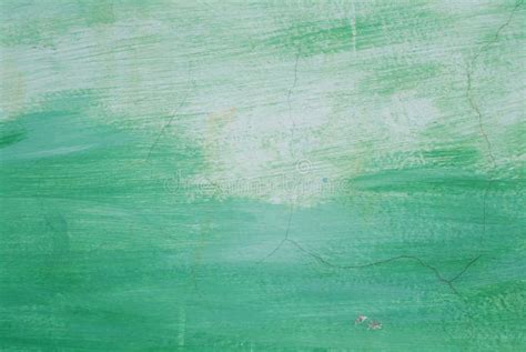 Hand Painted Green Yellow Brush Strokes Background Stock Image Image