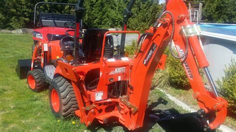 Kioti Sl2410 Tractor With Backhoe Attachment 11 Hrs Shawnigan Lake