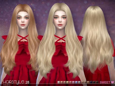 The Sims 4 Custom Content Long Hair