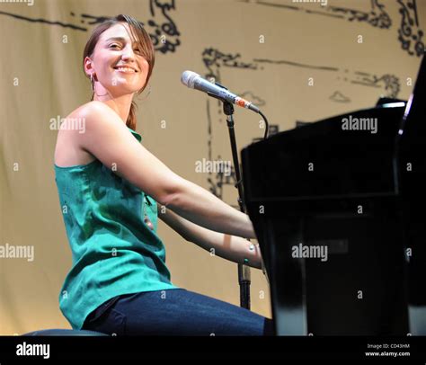 July 29 2008 Raleigh North Carolina Usa Musician Sara Bareilles Performs Live As Her 2008