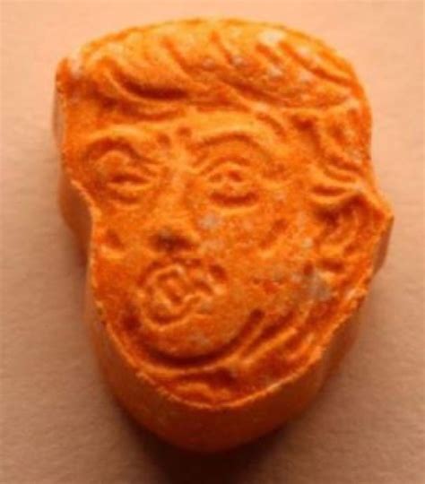 Cops Seize Haul Of Bright Orange Donald Trump Shaped Ecstasy Tablets