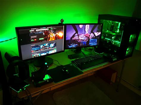 My Green Machine Still Much More To Be Done Gaming Computer Setup