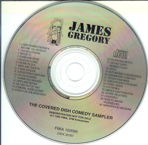 James Gregory The Covered Dish Comedy Sampler 1998 Cd Discogs