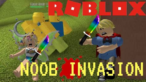 Get Noobs Roblox Noob Invasion Youtube