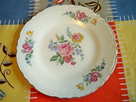 Rose China Pattern With Silver Edges Of The 1950s Yahoo Image Search