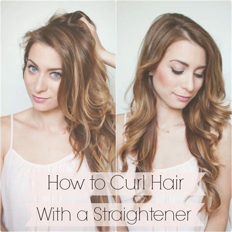 My Everyday Hair How To Curl Hair With A Straightener In 5 Minutes