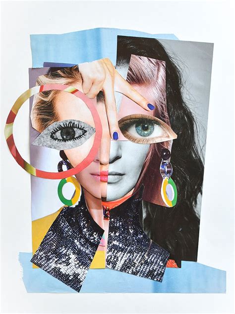 mixed media collages — veerle symoens pop art collage collage art projects collage art mixed