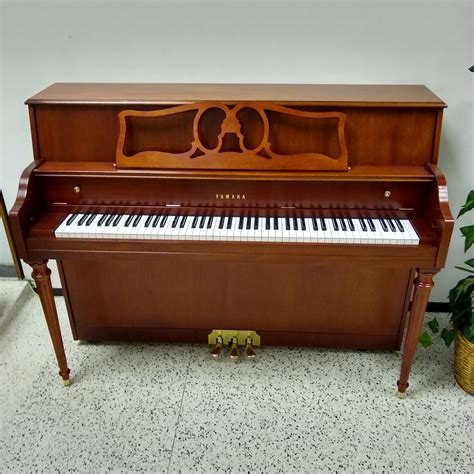 Yamaha Upright Piano Cherry Finish Jim Laabs Music Store